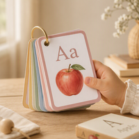 150 cartes flash de phonétique personnalisées pour plus de 45 modèles sonores, cartes de lecture précoce pour enfants de 3 ans et plus |   Reliure à anneaux écologique
