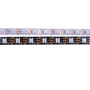 Bande <span class=keywords><strong>LED</strong></span> RGB programmable IP20/IP65/IP67 <span class=keywords><strong>Neo</strong></span>-<span class=keywords><strong>pixel</strong></span> intégrée, intelligente, 5V, PCB blanc/noir, WS2812B SK6812 5050 <span class=keywords><strong>pixel</strong></span> 30/60/144 <span class=keywords><strong>LED</strong></span> - Product Image 1