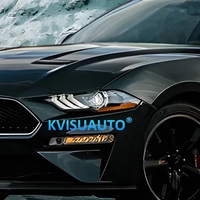 Plaques LED multicolores CQL DRL RGB, feux de jour, ampoules d'éclairage rouge bleu RGBW Demon Eye pour Ford Mustang 2018-2022