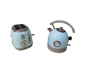 Ensemble bouilloire électrique en <span class=keywords><strong>cuivre</strong></span> pour le camping, avec pièces, carafe, thermos, bouilloire noire 2 tasses et <span class=keywords><strong>grille</strong></span>-<span class=keywords><strong>pain</strong></span> - Product Image 6