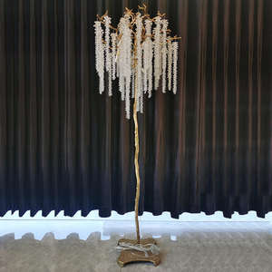 Branche d'arbre Design Unique En Aluminium De Luxe Nordique Moderne Cristal Lampadaires pour Salon Décor À La Maison - Product Image 2