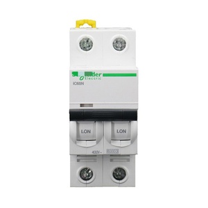 <span class=keywords><strong>Disjoncteur</strong></span> Schneider IC65N 2P 40A Courbe C, type thermique magnétique, protection contre les surcharges et les courts-circuits, contrôle industriel et micro-ondes - Product Image 1