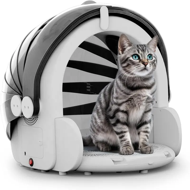 Asciugatrice automatica per animali domestici per gatti,