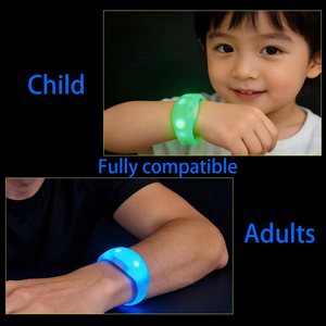 Pulsera de Silicona Personalizada con Luz LED Intermitente, Ritmo Musical, Control Remoto de 433 MHz, Cobertura de 800 Metros, Duración de 6 a 15 Horas, Ideal <span class=keywords><strong>para</strong></span> Fiestas - Product Image 5