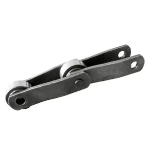 Prensa de estirado de tubos de placa de enlace recto de paso corto Serie A B, accesorios transportadores de acero inoxidable de alta resistencia, cortos - Product Image 1