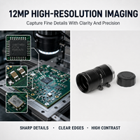 Lente de Cámara de Automatización Industrial de 12MP para Inspección de Superficies y Componentes Electrónicos de PCB