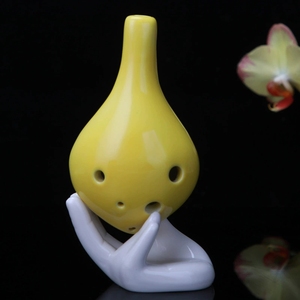 โอคาริน่าเซรามิกรูปทรงหยดน้ำ 6 รู สำหรับเด็กเล่น ขายส่ง - Product Image 6
