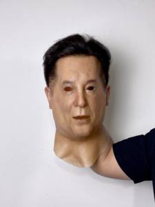 قناع سيليكون واقعي للتنكر، قناع للحفلات التنكرية، قناع وجه للبالغين لعيد الهالوين - Product Image 2