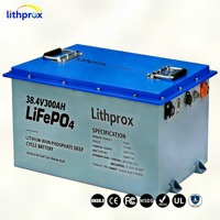 Batterie de traction pour chariot élévateur à technologie LFP avancée 38,4 V 300 Ah, charge équilibrée, légère, pour équipement d'entrepôt, CE RoHS