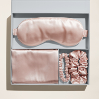 Taie d'oreiller en soie avec logo personnalisé de haute qualité emballage boîte-cadeau boîte cadeau magnétique rose en papier rigide pour emballage de taie d'oreiller