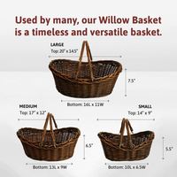 Panier à linge avec support, panier étroit en rotin tressé brun avec couvercle, paniers à fruits ronds en rotin, clair et foncé, 2 x 4 pieds