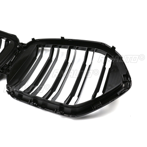 Para BMW X6 G06 2020 2021 2022+ Parrilla delantera de doble línea para coche, rejilla de radiador de repuesto, capó negro brillante - Product Image 6