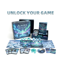 Édition de collection premium du jeu de société Floating Harvest avec boîte cadeau à motifs floraux et marquage à chaud doré