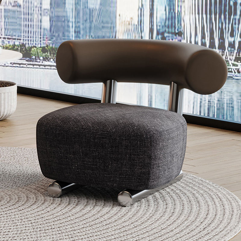 Gray linen backrest 30LC90