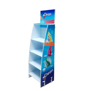 Exhibidor de Cartón Moderno Personalizable, Exhibidor de Piso de Papel Publicitario Ecológico y Duradero para la Promoción de Juguetes en Tiendas - Product Image 3