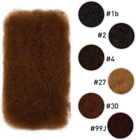 Cheveux Afro Crépus en Gros de Haute Qualité Brésiliens au Crochet Cheveux Indiens Vierge pour Femmes Paquets de Cheveux Humains Double Tissage