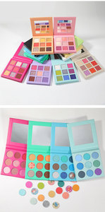 Trang điểm mỹ phẩm bột nhựa gương hình vuông trống trường hợp tùy chỉnh vuông nhỏ gọn <span class=keywords><strong>Eyeshadow</strong></span> <span class=keywords><strong>Palette</strong></span> - Product Image 4