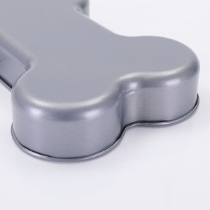 Molde para Pastel con Forma de Hueso de Perro, Antiadherente, Color Grafito, de una Sola Pieza - Product Image 3