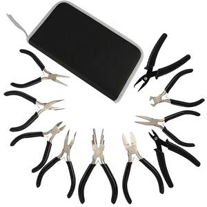 Jewelry <b>Pliers</b> <b>Set</b> 10 PCS Professional <b>Pliers</b> for Jewelry Making Repair and Wire Wrapping MA-j-019 Jewelry <b>Pliers</b> <b>Set</b> 10 PCS Pro - Product Image 1