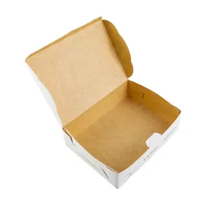 Produsen kotak kemasan karton pengiriman kardus Kraft makanan ramah lingkungan
