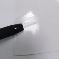 Autocollants en papier adhésif transparents personnalisés, étiquettes d'expédition, étiquettes d'emballage imprimées, étiquettes de logo