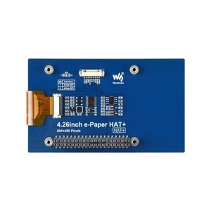 Display E-Paper de 4,26 polegadas (G), Resolução 800 * 480, Vermelho/Amarelo/Preto/Branco, Interface SPI, Conector GPIO de 40 pinos para Raspberry Pi - Product Image 6
