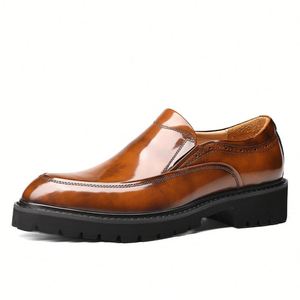 Mocasines Casuales de Negocios de Alta Calidad, Zapatos de Lujo para Hombre de Cuero Genuino Hechos con Piel de Vacuno de Primera Calidad - Product Image 4
