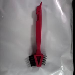 แปรงทำความสะอาดเตาลวดทองแดง หัวคู่ ลวดเหล็ก เครื่องมือทำความสะอาดห้องครัว สำหรับมุมที่เข้าถึงยาก - Product Image 2