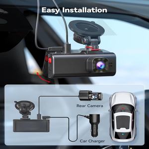 Cámara de Coche Dual 4K+1K STARVIS 2 IMX335 8MP con WiFi 5GHz (<span class=keywords><strong>Descarga</strong></span> Rápida de 20MB/s), Frontal 1080P, Trasera, GPS, Pantalla Táctil y Voz - Product Image 2