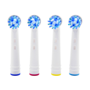 Testine di <span class=keywords><strong>Ricambio</strong></span> di Alta Qualità EB50P per Spazzolino Elettrico, Setole Medie, Certificato CE ROHS, Confezione da 4, Logo Personalizzabile, Compatibili con <span class=keywords><strong>Oral</strong></span>-<span class=keywords><strong>B</strong></span> - Product Image 1