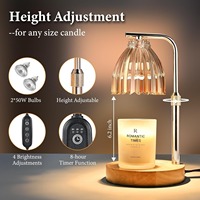 Lampe chauffe-cire électrique pour la fonte de la cire par le haut, brûleur d'aromathérapie pour spa et club, lampe chauffe-bougie