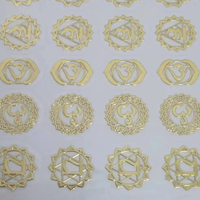 Autocollant en plaque d'aluminium brossé adhésif, étiquette en métal nickel, logo pour les appareils électroménagers, parfum