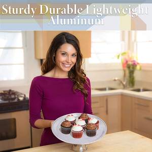 YB92 Round Safe Restaurant Packaging Containers 12 "16" Bandejas desechables para hornear Plato plano de aluminio para llevar <span class=keywords><strong>Pan</strong></span> de aluminio para <span class=keywords><strong>pizza</strong></span> - Product Image 6