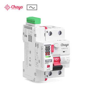 Disjoncteur différentiel (RCD/RCCB) 2P Type AC 30mA à réenclenchement automatique 230V pour rail DIN, protection contre les fuites à la terre pour boîtier de distribution domestique Chayo - Product Image 1