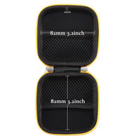 Étui de transport rigide en EVA coloré avec fermeture éclair pour écouteurs, personnalisable en couleur/taille, vente en gros Lianping