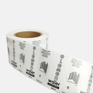 Precio de fábrica Logotipo personalizado Etiqueta de embalaje <span class=keywords><strong>Vinl</strong></span> Pegatinas personalizadas impermeables para botellas de agua - Product Image 1