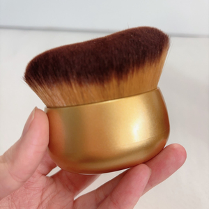 <span class=keywords><strong>Pinceau</strong></span> plat en poils synthétiques pour le corps, application sur une grande surface, <span class=keywords><strong>pinceau</strong></span> noir multifonctionnel pour le maquillage, le bronzage - Product Image 1