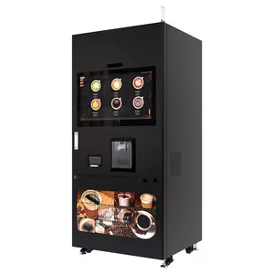 Para mercado singapura iced espresso café qr máquina de venda le308g