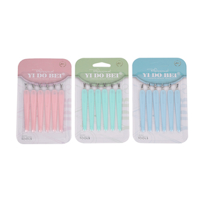 Set da 6 Pezzi Personalizzati: Lima per Unghie, Forchetta per Cuticole, Tagliaunghie, Rimuovi Calli per Pedicure con Manico in Plastica OEM - Product Image 1