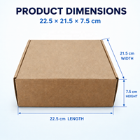 Boîtes en carton ondulé recyclables personnalisées, 1 kg, emballage de filament d'imprimante 3D, portables et écologiques pour l'emballage de cadeaux