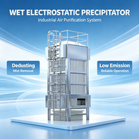 Precipitador Electrostático ESP de Tipo Húmedo, Unidad Industrial para la Eliminación de Humos en Líneas de Recubrimiento de Látex en Fábricas de Alfombras