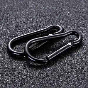 Zinc Alloy Aluminum Custom Carabiner Keychain OEM Professional Manufacture 5 Mm 304 Stainless Steel Bulk Carabiner For Securing