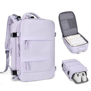 Factory Custom High Quality Polyester Zipper Travel Business Unisex Extendable Laptop <b>Backpack</b> Zt Zt146 - Product Image 6