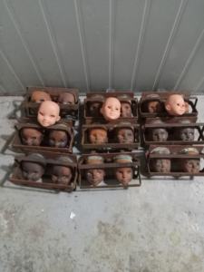 Baş bebek oyuncak ördek Pvc ürünleri silikon fırın Rotomolding yumuşak bebek yapma makinesi - Product Image 4