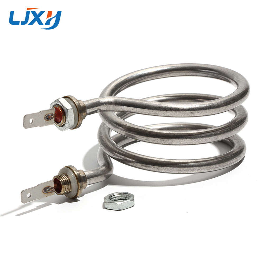 LJXH — fontaine et distributeur d'eau entièrement métallique, 7mm, tuyau à ressort croisé, 3 bobines, Tube de chauffage, 220V, 800W, élément de chauffage électrique