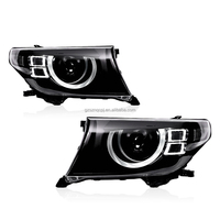 Ensemble de phares LED avec lentille de projecteur et feux de jour séquentiels pour Toyota Land Cruiser Defender Style LC200 07-15, phare modifié