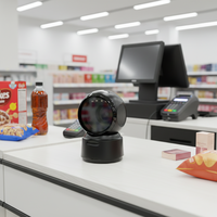 Escáner de Códigos de Barras Omnidireccional 2D CX70-H, Lector de Códigos de Barras con Cable, Plataforma de Escaneo de Códigos QR 2D de Escritorio para Inventario de Supermercados