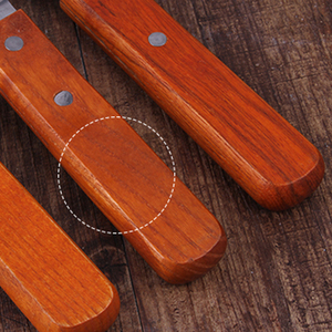 Espátulas con mango de madera de acero inoxidable cuchillo de tinta/cuchillo de pala para serigrafía tinta de mezcla usada - Product Image 5