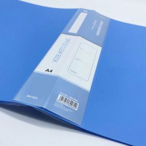 A4 Size Colorful Plastic Clear <b>File</b> <b>Folder</b> Display Book With 20 Pockets Document <b>File</b> <b>Folder</b> 1Pc/Pack - Product Image 2
