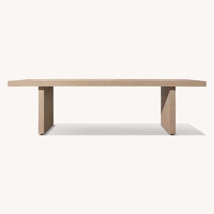 Nhà Máy Bán Hàng Trực Tiếp Chất Lượng Cao Hiện Đại Rắn Gỗ Tếch Ngoài Trời Bàn Ăn Bền Ghế Thời Tiết Chống Lại Đồ Nội Thất Biệt Thự Sân Vườn - Product Image 5